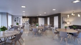 Sal�o de festas com espa�o gourmet